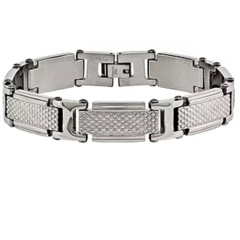 CHISEL Mens Stainless Steel Bracelet